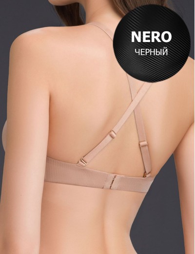 Бюстгальтер без косточек Mioocchi MICHELLE 8363 nero, Цвет: nero (черный), Размеры: 90C, изображение 6