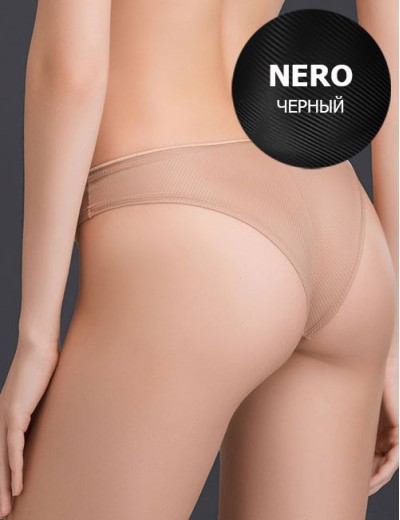Трусики бразилиана Mioocchi MICHELLE 8460 nero, Цвет: nero (черный), Размеры: S, изображение 4