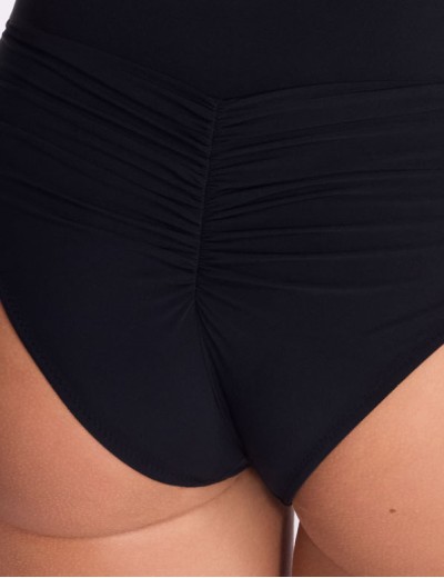 Плавки бразилиана с драпировкой Ava SF13/19 black, Цвет: черный, Размеры: L, изображение 5