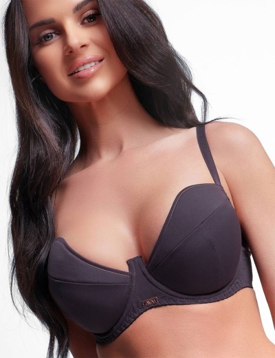 Бюстгальтер пуш-ап Ava 2267 U push-up cold espresso, Цвет: шоколад, Размеры: 70D, изображение 3