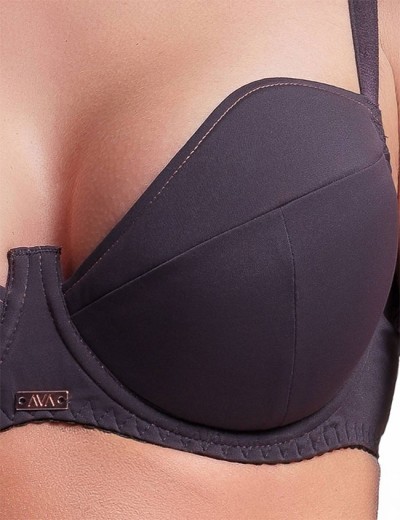 Бюстгальтер пуш-ап Ava 2267 U push-up cold espresso, Цвет: шоколад, Размеры: 70D, изображение 4