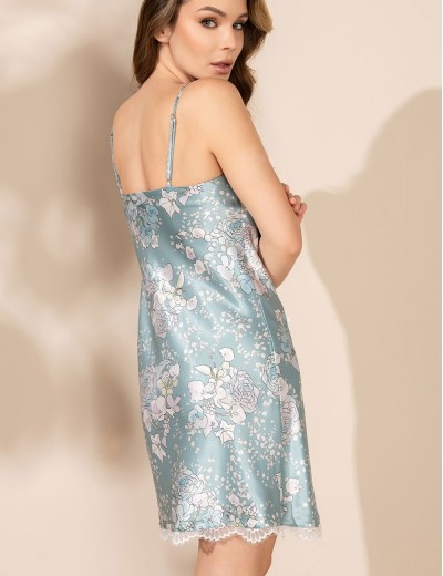 Короткая классическая сорочка Mia-Amore AIRIS 4870, Цвет: нежно-бирюзовый, Размеры: 2XL, изображение 2