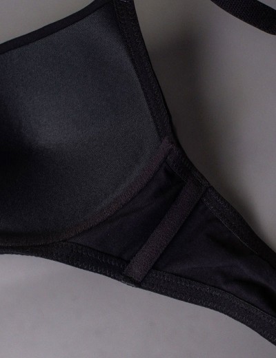 Бюстгальтер пуш-ап без косточек Sielei NATURAL COTTON 1456 nero, Цвет: nero (черный), Размеры: 70B, изображение 5