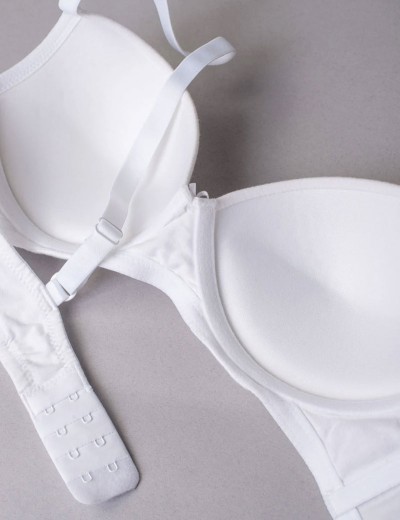 Бюстгальтер пуш-ап без косточек Sielei NATURAL COTTON 1456 bianco, Цвет: bianco (белый), Размеры: 70B, изображение 5