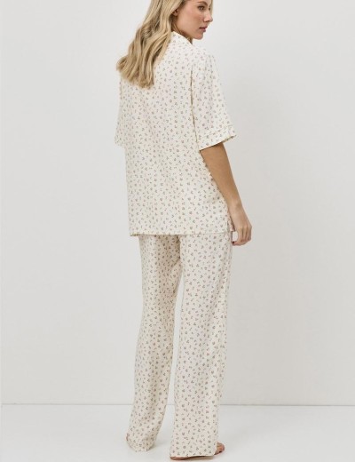 Пижама с брюками Aruelle CAPRIELLE, Цвет: бледно-жёлтый, Размеры: XS, изображение 3