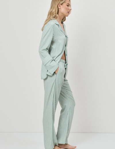 Пижама с брюками Aruelle MOSS, Цвет: оливковый, Размеры: XS, изображение 4