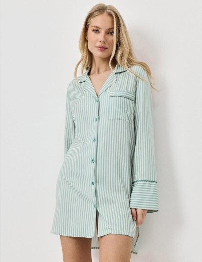 Домашняя рубашка Aruelle MOSS, Цвет: оливковый, Размеры: XS, изображение 3