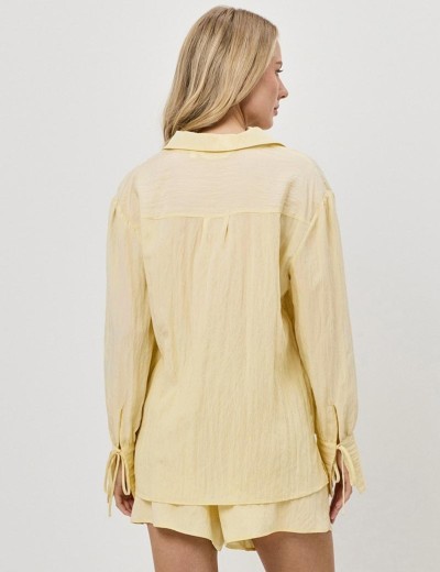 Комплект женский с шортами Aruelle SOLARA SET, Цвет: лимон, Размеры: XS, изображение 2