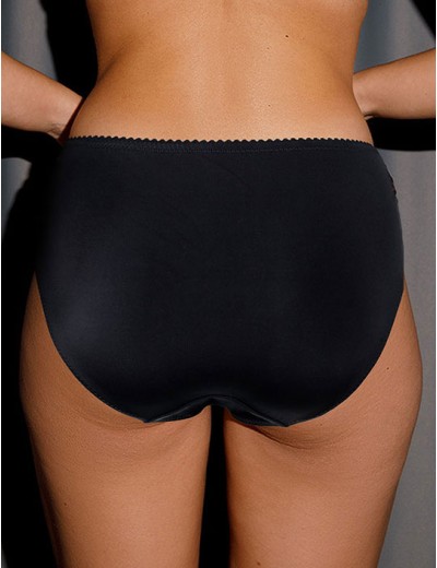 Трусы слипы Fluide ГАРМОНИЯ 2065, Цвет: миндаль/черный, Размеры: M, изображение 2