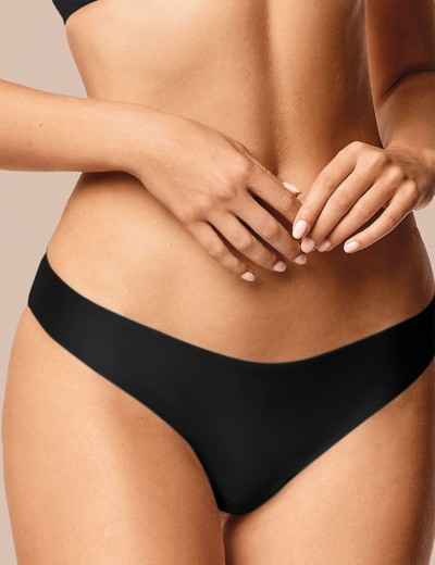 Трусы бразилиана гладкие Infiore MICRONOVECENTO 971 nero, Цвет: nero (черный), Размеры: S, изображение 4