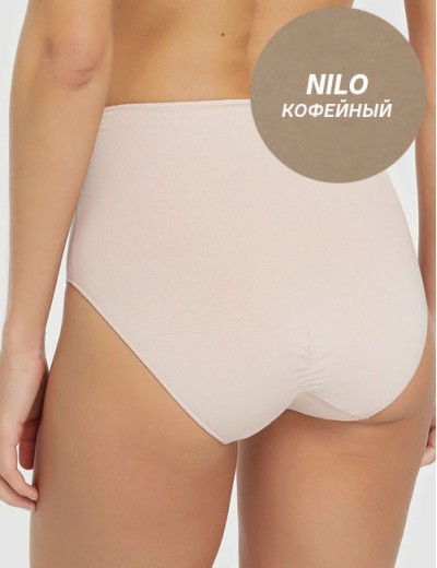 Трусы высокие хлопок Janira Maxi PERFECT DAY COTTON 1031390 nilo, Цвет: nilo (коричневый), Размеры: L, изображение 2