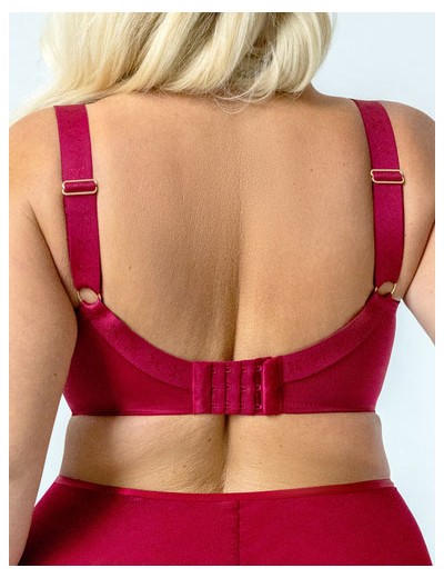 Бюстгальтер с полупоролоном Kris Line CHERRY semi-soft, Цвет: вишневый, Размеры: 70G, изображение 2