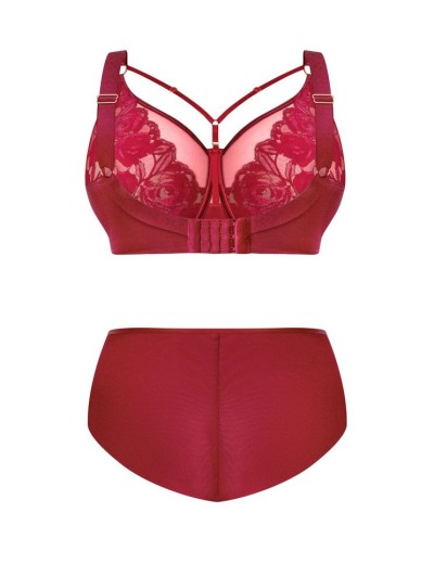 Бюстгальтер бралетт Kris Line CHERRY soft bralette, Цвет: вишневый, Размеры: 75H, изображение 10