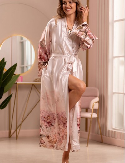 Длинный запашной халат Mia-Amore ALORA 4949, Цвет: мультицвет, Размеры: 2XL/3XL, изображение 2