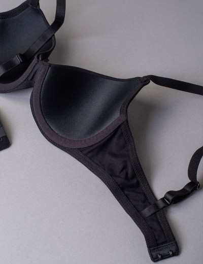 Бюстгальтер на поролоне Sielei NATURAL COTTON 1428 nero, Цвет: nero (черный), Размеры: 70B, изображение 5