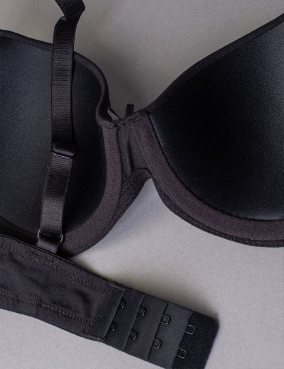 Бюстгальтер на поролоне Sielei NATURAL COTTON 1428 nero, Цвет: nero (черный), Размеры: 70B, изображение 4