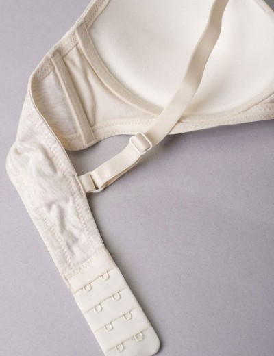 Бюстгальтер пуш-ап без косточек Sielei NATURAL COTTON 1456 ecru melange, Цвет: ecru melange (светло-бежевый), Размеры: 70B, изображение 5