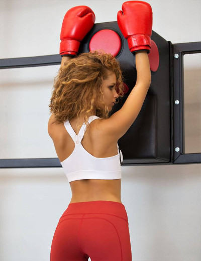 Cпортивный топ Opium FITNESS LINE BF-17, Цвет: белый, Размеры: 70B, изображение 10