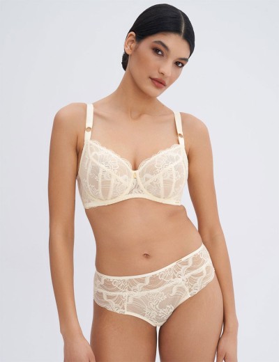 Мягкий бюстгальтер Alles PURE ROMANTIC M vanilla, Цвет: кремовый, Размеры: 65G, изображение 5