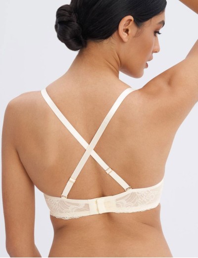 Бюстгальтер с пуш-ап вкладышами Alles PURE ROMANTIC P-UP vanilla, Цвет: кремовый, Размеры: 65D, изображение 2