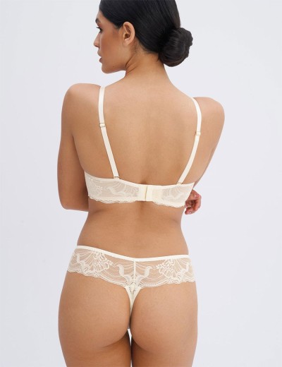 Бюстгальтер пуш-ап без косточек Alles PURE ROMANTIC super P-UP vanilla, Цвет: кремовый, Размеры: 65C, изображение 5