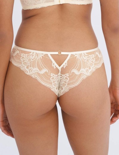 Трусы бразилиана Alles PURE ROMANTIC brazyliany vanilla, Цвет: кремовый, Размеры: S, изображение 2