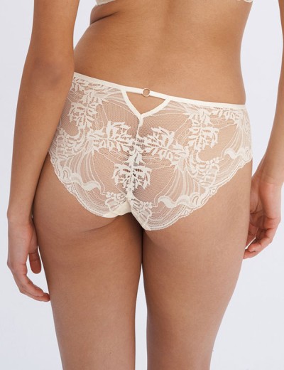 Кружевные трусики Alles PURE ROMANTIC figi vanilla, Цвет: кремовый, Размеры: S, изображение 2