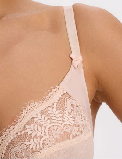 Бюстгальтер мягкий Gaia 002 FANCY M телесный, Цвет: телесный, Размеры: 70F, изображение 2