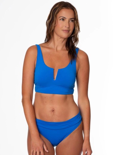 Пляжный бюст-топ Jantzen JZ26001B, Цвет: кобальт, Размеры: L, изображение 4