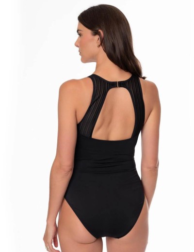 Чёрный совместный купальник Jantzen JZ26079M, Цвет: чёрный, Размеры: XL, изображение 4