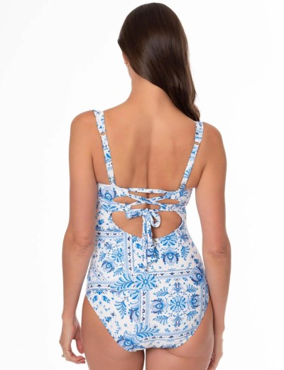 Слитный купальник Jantzen JZ26235M, Цвет: кобальт, Размеры: XL, изображение 2