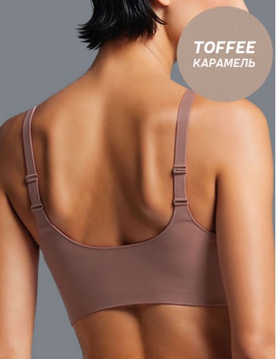 Топ с вкладышами Lormar TOUCH toffee, Цвет: toffee (карамель), Размеры: S, изображение 2