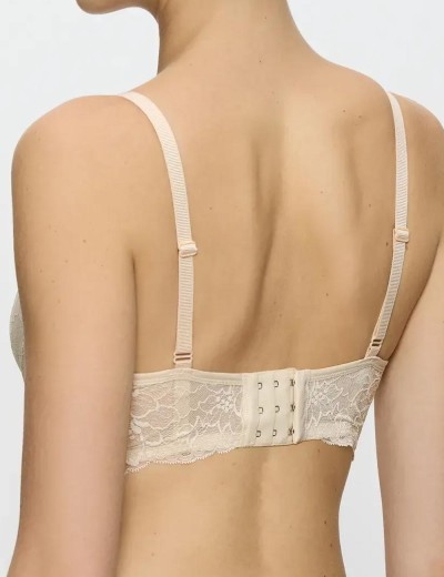 Кружевной бюстгальтер без косточек Triumph AMOURETTE CHARM N03 кремовый, Цвет: кремовый, Размеры: 70E, изображение 2