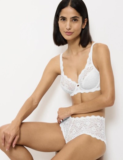 Бюстгальтер кружевной Triumph AMOURETTE W белый, Цвет: белый, Размеры: 100B, изображение 3
