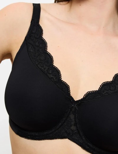 Бюстгальтер минимайзер Triumph AMOURETTE W01 чёрный, Цвет: чёрный, Размеры: 70D, изображение 3