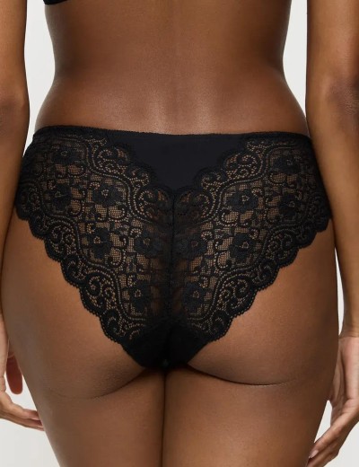 Кружевные трусики Triumph AMOURETTE highleg tai чёрный, Цвет: чёрный, Размеры: XS, изображение 2