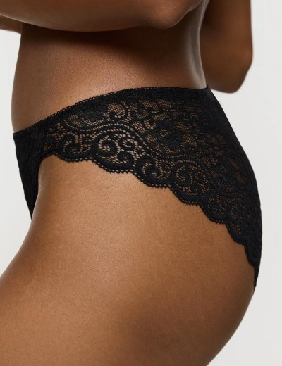 Кружевные трусики Triumph AMOURETTE highleg tai чёрный, Цвет: чёрный, Размеры: XS, изображение 3