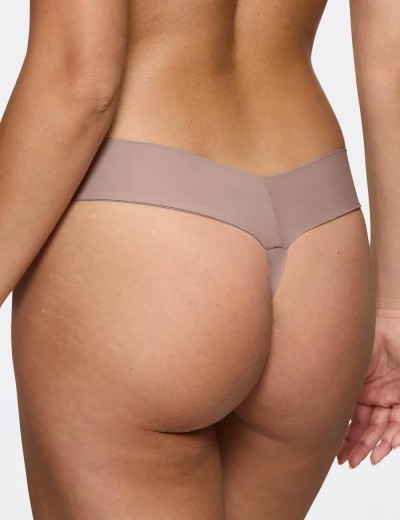 Трусы стринги Triumph BODY MAKE-UP ILLUSION string EX, Цвет: серо-бежевый, Размеры: XS, изображение 2