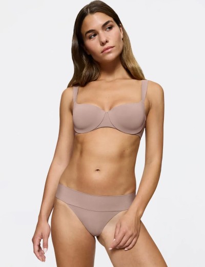 Трусы стринги Triumph BODY MAKE-UP ILLUSION string EX, Цвет: серо-бежевый, Размеры: XS, изображение 4