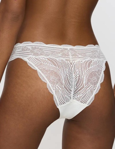 Кружевные бразилиана Triumph LIFT SMART highleg brazilian EX сливочный, Цвет: сливочный, Размеры: S, изображение 2