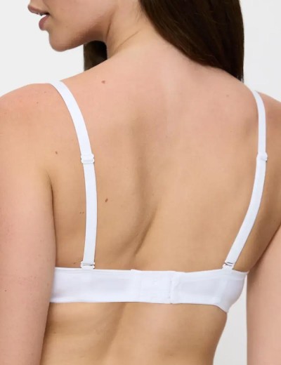 Бюстгальтер с формованными чашками Triumph LOVELY MICRO WHPM белый, Цвет: белый, Размеры: 70B, изображение 2