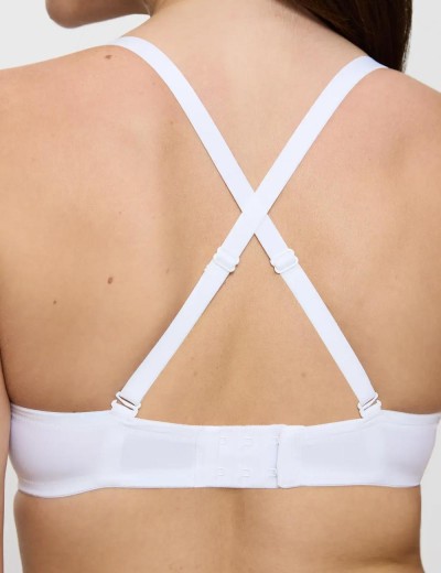 Бюстгальтер с формованными чашками Triumph LOVELY MICRO WHPM белый, Цвет: белый, Размеры: 70B, изображение 3