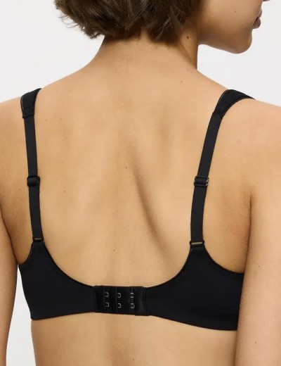 Бюстгальтер без поролона Triumph MODERN LACE COTTON W02 чёрный, Цвет: чёрный, Размеры: 100B, изображение 2