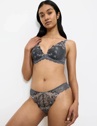 Бюстгальтер бралетт Triumph SENSUAL SPOTLIGHT WP, Цвет: серый, Размеры: 75B, изображение 4