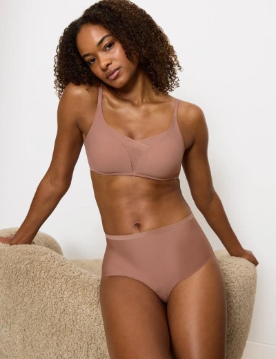 Моделирующие трусы Triumph SHAPE SMART maxi миндаль, Цвет: миндаль, Размеры: S, изображение 4