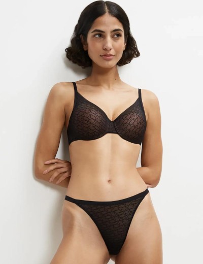 Бюстгальтер плотная чашка Triumph SIGNATURE SHEER WHP EX чёрный, Цвет: чёрный, Размеры: 70C, изображение 4