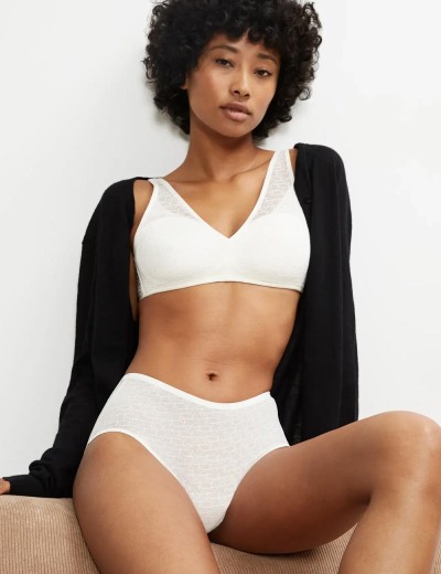 Высокие слипы Triumph SIGNATURE SHEER maxi EX сливочный, Цвет: сливочный, Размеры: XS, изображение 3