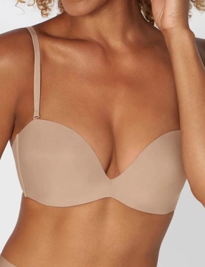 Гладкий бандо с вкладышами пуш-ап Triumph STEPY SOFT 01 WDP телесный, Цвет: телесный, Размеры: 70B, изображение 2
