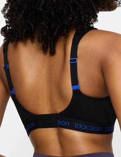 Спортивный бюстгальтер Triumph TRIACTION ENERGY LITE N EX, Цвет: чёрный, Размеры: 70B, изображение 2