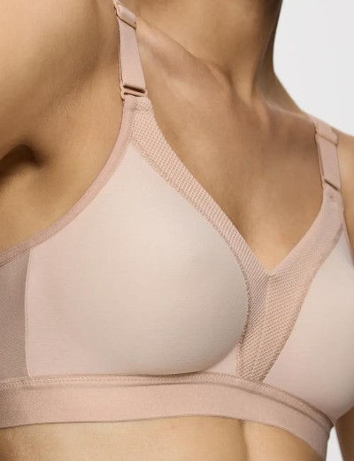 Спортивный бюстгальтер Triumph TRIACTION WELLNESS N бежевый, Цвет: бежевый, Размеры: 75B, изображение 3